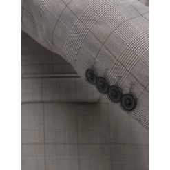 JACK&JONES Premium Veste De Costume à Carreaux Premium Solaris Gris Clair -Passons à la mode masculine ! 98102 127054vt veste de costume a carreaux premium solaris gris clair 03 600x600