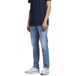 JACK&JONES Premium Jean Coupe Slim Premium Glenn En Coton Stone -Passons à la mode masculine ! 98130 127016vt jean coupe slim premium glenn en coton stone 05 600x600