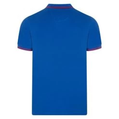 Polo En Maille Piquée Sea Barrier Bleu électrique Avec Manches Courtes Et Col Boutonné -Passons à la mode masculine ! 98246 132507vt polo en maille piquee sea barrier bleu electrique avec manches courtes et col boutonne 02 600x600