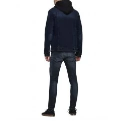 Jean Coupe Slim Jack & Jones Glenn En Coton Mélangé Bleu Nuit -Passons à la mode masculine ! 98432 129279vt jean coupe slim jack et jones glenn en coton bleu nuit 04 600x600