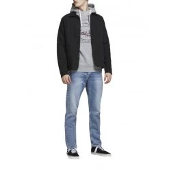 Jean Jack & Jones Chris Coton Mélangé Stone -Passons à la mode masculine ! 98449 129280vt jean jack et jones chris coton melange stone 07 600x600