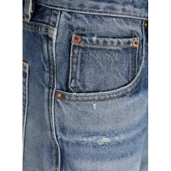 Jean Coupe Droite Jack & Jones Frank En Coton Stretch Bleu Délavé Et Déchiré -Passons à la mode masculine ! 98492 129283vt jean coupe droite jack et jones frank en coton stretch bleu delave et dechire 03 2 600x600