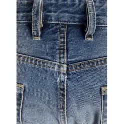 Jean Coupe Droite Jack & Jones Frank En Coton Stretch Bleu Délavé Et Déchiré -Passons à la mode masculine ! 98492 129283vt jean coupe droite jack et jones frank en coton stretch bleu delave et dechire 04 2 600x600