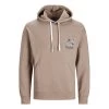 Sweat à Capuche Jack & Jones En Coton Camel -Passons à la mode masculine ! 98572 129329vt sweat a capuche jack et jones en coton camel 01 600x600
