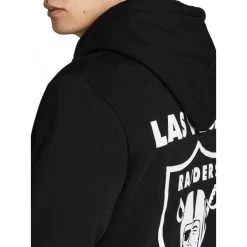 Sweat à Capuche Jack & Jones En Coton Noir -Passons à la mode masculine ! 98617 129326vt sweat a capuche jack et jones en coton noir 05 600x600