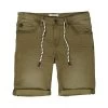 Short Garcia Savio Coton Kaki -Passons à la mode masculine ! 98953 130386vt bermuda avec cordon de serrage garcia en coton kaki 01 600x600