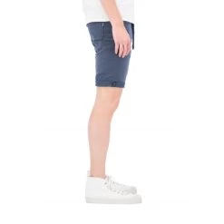 Short Garcia Savio Coton Marine -Passons à la mode masculine ! 98956 130389vt bermuda avec cordon de serrage et revers garcia en coton marine 04 600x600