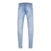 Jean Skinny Projet X En Coton Bleu Clair Déchiré -Passons à la mode masculine ! 99452 123568vt jean skinny projet x en coton bleu clair dechire 01 600x600