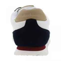 Le Coq Sportif Baskets à Lacets Et à Semelle Crantée Coq Sportif En Cuir Blanc -Passons à la mode masculine ! 99482 15894ch baskets a lacets et a semelle crantee coq sportif en cuir blanc 04 600x600