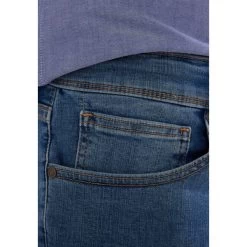 Short Mise Au Green Coton Mélangé Bleu Denim -Passons à la mode masculine ! 99637 132170vt bermuda chino mise au green ecru 05 600x600