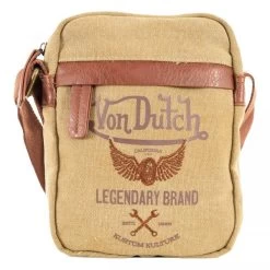 Sacoche Von Dutch En Coton Kaki