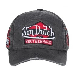 Casquette Von Dutch Coton Anthracite