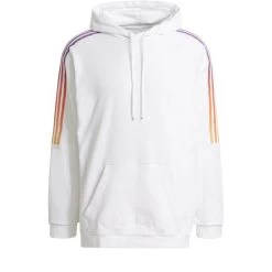Sweat Adidas Imprimé Logo En Coton Blanc
