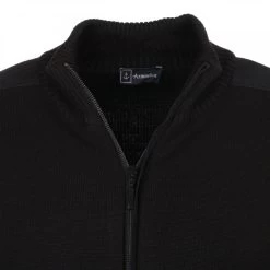 Armor-Lux Cardigan Zippé Noir Armor Lux Carnac -Passons à la mode masculine ! armor h11h13 03868 010 cardigan noir 1 600x600