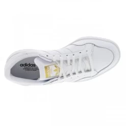 Baskets Adidas Team Court En Cuir Blanc -Passons à la mode masculine ! baskets basses cuir team court5 600x600