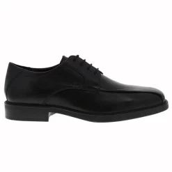 Derbies Geox Brandolf En Cuir Lisse Noir
