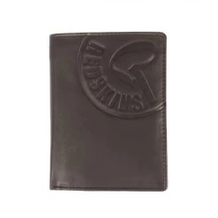 Portefeuille Européen 2 Volets Redskins Electron Noir Gravé