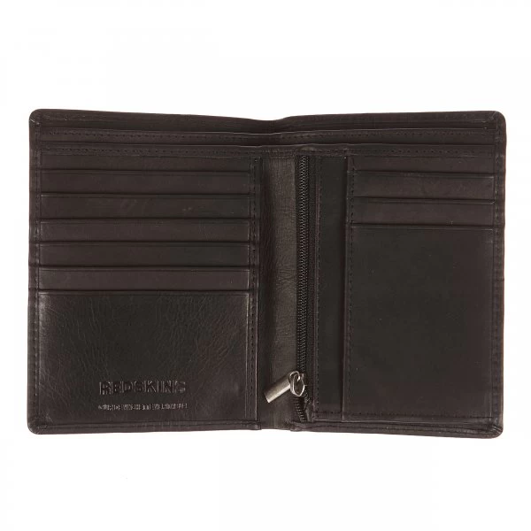 Portefeuille Européen 2 Volets Redskins Electron Noir Gravé 4 Portefeuille Européen 2 Volets Redskins Electron Noir Gravé – Image 2