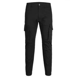 Pantalon Cargo Jack & Jones Paul En Coton Stretch Noir