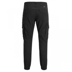 Pantalon Cargo Jack & Jones Paul En Coton Stretch Noir -Passons à la mode masculine ! pantalon cargo jack amp jones paul en coton stretch noir 3 0 600x600