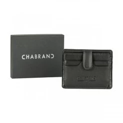 Porte-cartes Charband à Rabat En Cuir Noir -Passons à la mode masculine ! porte cartes charband a rabat en cuir noir 4 0 600x600