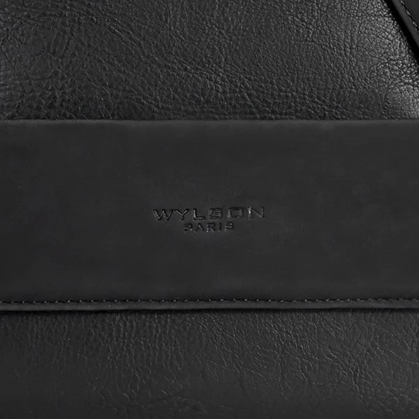 Porte Documents/ordinateur En Bandoulière Wylson Albury Noir 4 Porte Documents/ordinateur En Bandoulière Wylson Albury Noir – Image 2