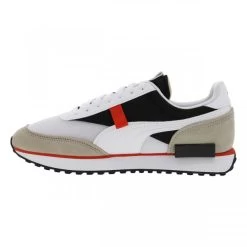Baskets Puma Futur Rider Core En Cuir De Vachette Blanc -Passons à la mode masculine ! puma h21 baskets futur rider core 374 14 blanc 3 0 600x600