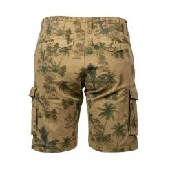 Jack & Jones Short Cargo Jack And Jones Izack En Coton Stretch Beige à Motifs Palmiers -Passons à la mode masculine ! short cargo jack and jones izack en coton stretch beige 3 0 600x600